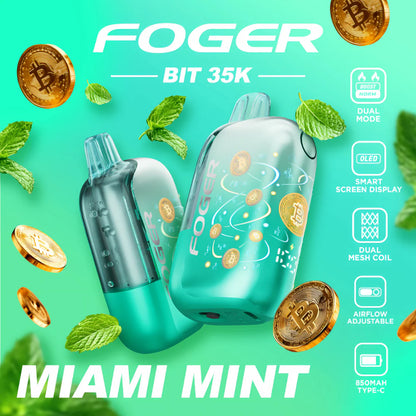 Foger Bit 35k Puffs Disposable Vape Device