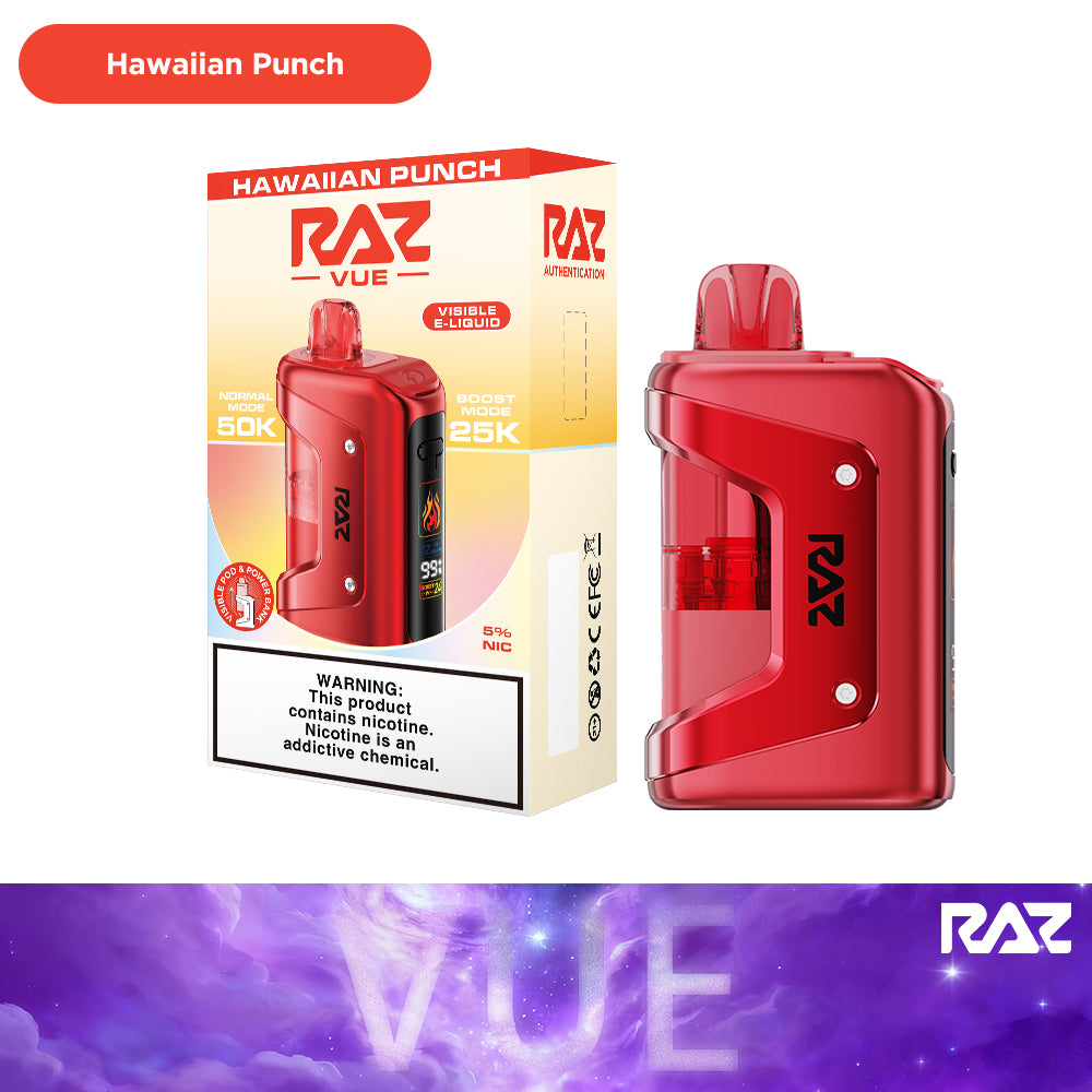 Raz Vue 50k Puffs Disposable Vape Device Kit