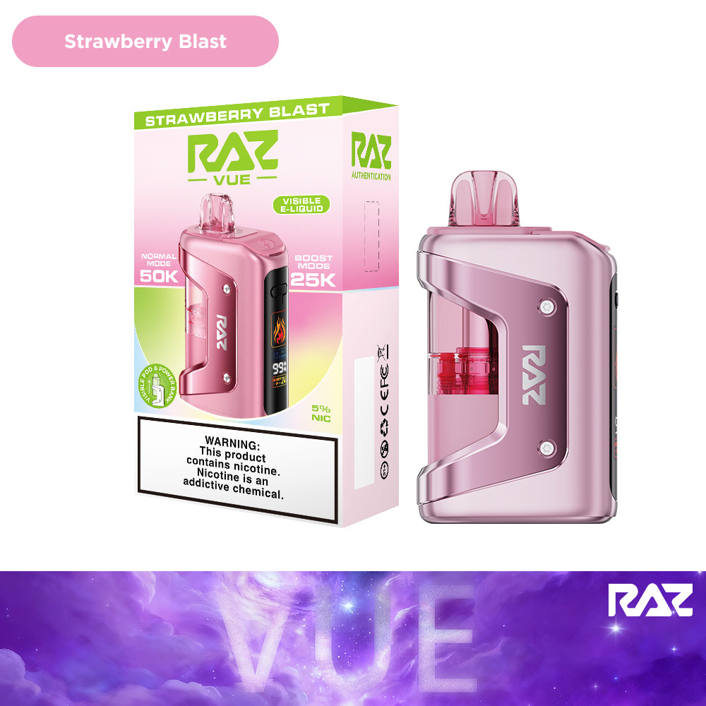 Raz Vue 50k Puffs Disposable Vape Device Kit
