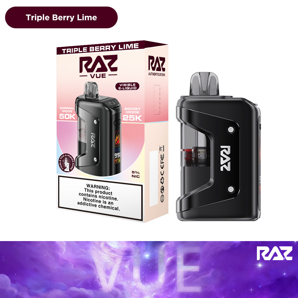 Raz Vue 50k Puffs Disposable Vape Device Kit