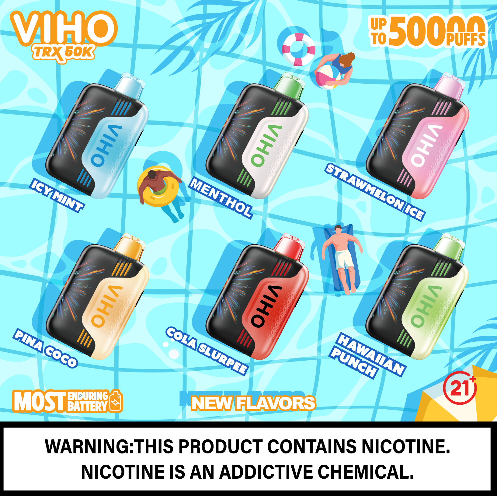 Viho Trx 50K Puffs Disposable Vape Device