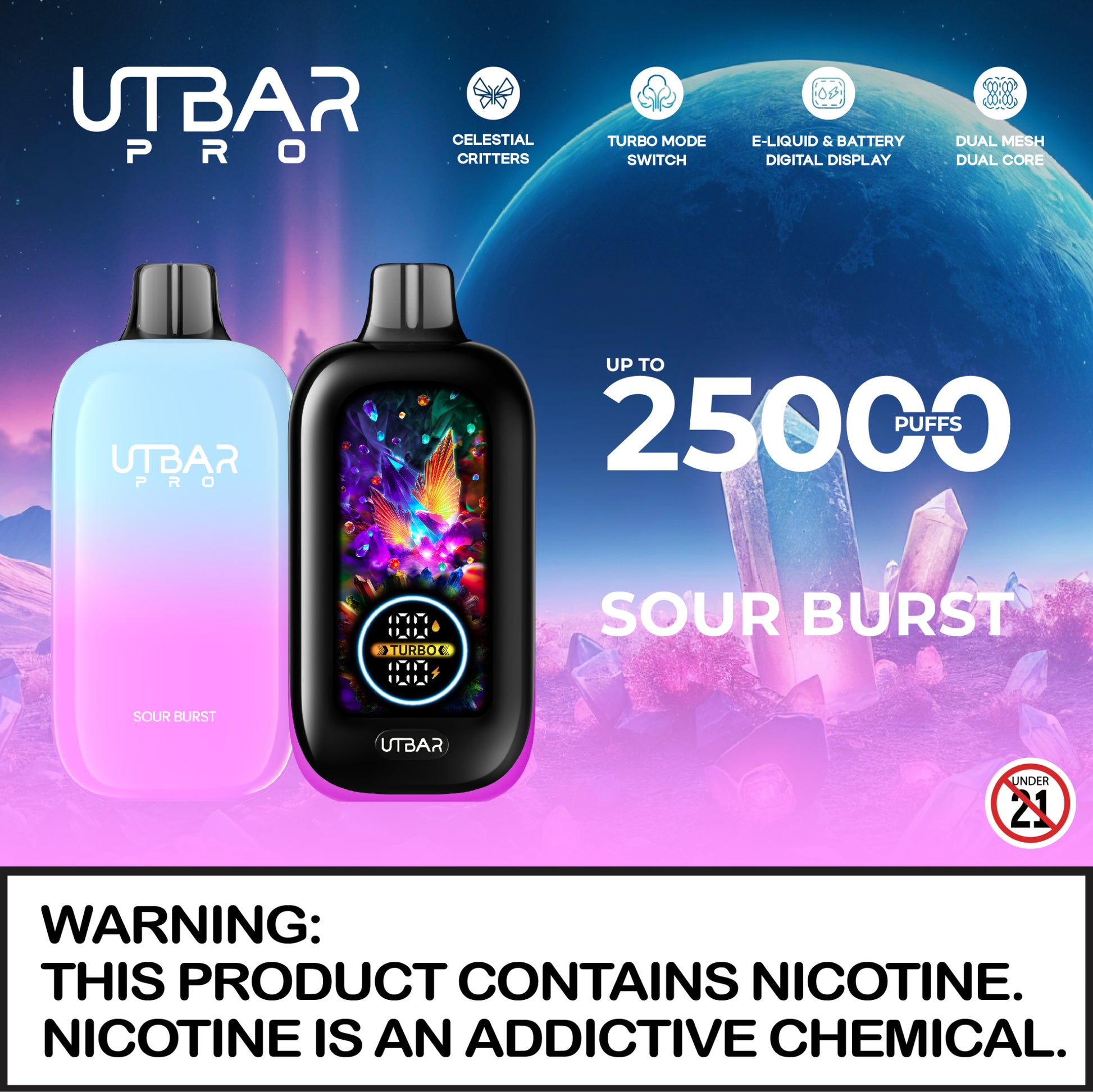 Flum UT Bar Pro 25000 Puffs Disposable Vape Device Apvs Flum UT Bar Pro 25000 Puffs Disposable Vape Device Apvs