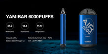 Load image into Gallery viewer, Yami Bar Air 6000 Puff Disposable Vape Device
