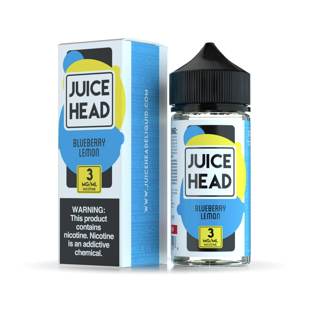JUICE HEAD E-LIQUID - BLUEBERRY LEMON 100ML