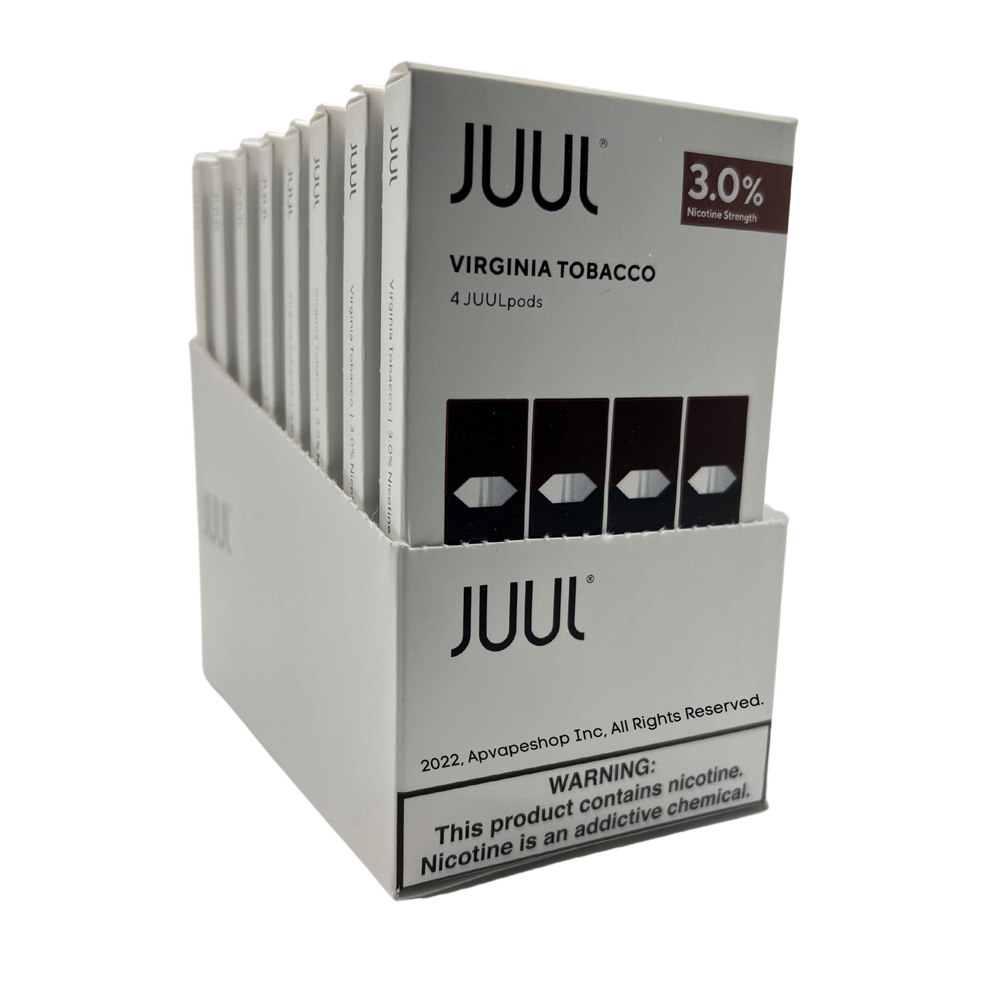 JUUL Pods Virginia tobacco wholesale case Regular 🛑 3%