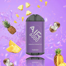 Load image into Gallery viewer, Yami Bar Air 6000 Puff Disposable Vape Device Pineapple Coconut Ice
