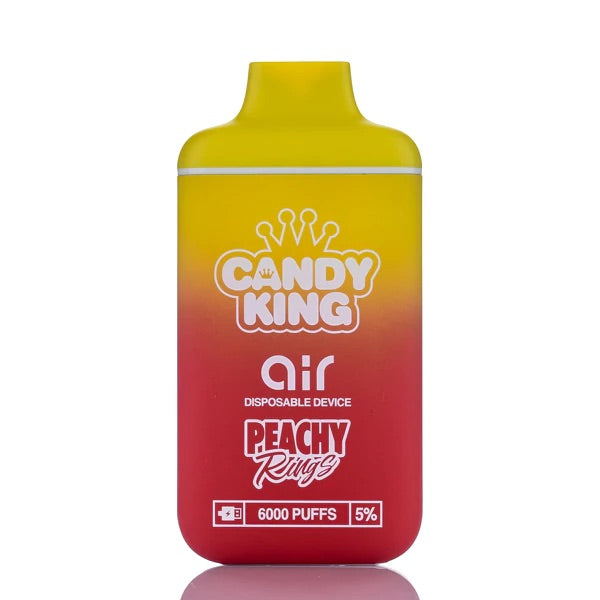 Candy King Air 6000 Puff Disposable Vape Peachy Rings