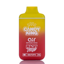 Load image into Gallery viewer, Candy King Air 6000 Puff Disposable Vape Peachy Rings
