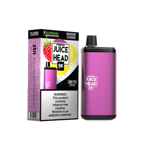 Juice Head 5000 Puff Disposable Vape Device Raspberry Lemonade FREEZE
