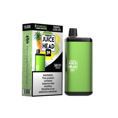 Juice Head 5000 Puffs Disposable Vape Device Pineapple Lemon Lime FREEZE