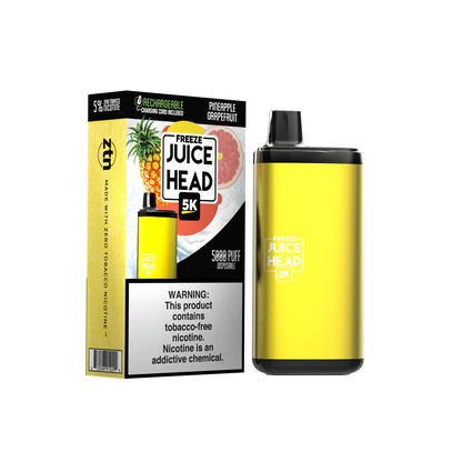 Juice Head 5000 Puffs Disposable Vape Device Pineapple Grapefruit FREEZE
