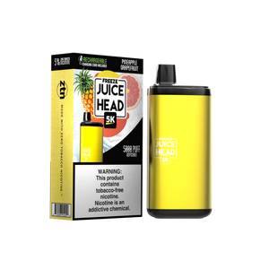 Juice Head 5000 Puff Disposable Vape Device Pineapple Grapefruit FREEZE