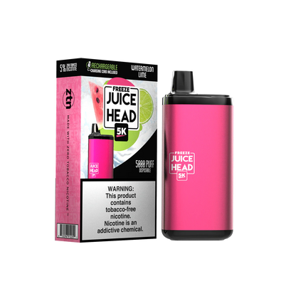 Juice Head 5000 Puffs Disposable Vape Device Watermelon Lime FREEZE