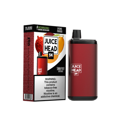 Juice Head 5000 Puffs Disposable Vape Device Lychee Mango