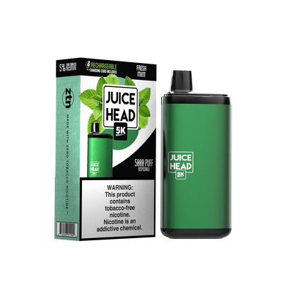 Juice Head 5000 Puffs Disposable Vape Device Fresh Mint