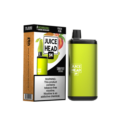 Juice Head 5000 Puffs Disposable Vape Device Peach Pear
