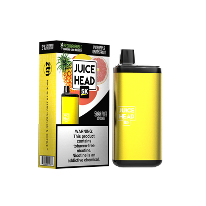 Juice Head 5000 Puffs Disposable Vape Device Pineapple Grapefruit