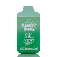 Load image into Gallery viewer, Candy King Air 6000 Puff Disposable Vape Mint Fresh
