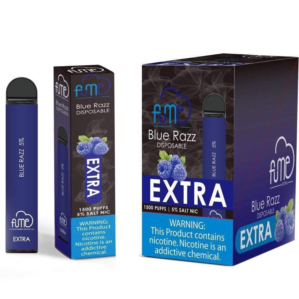 FUME EXTRA Disposable Vape Device Blue Razz