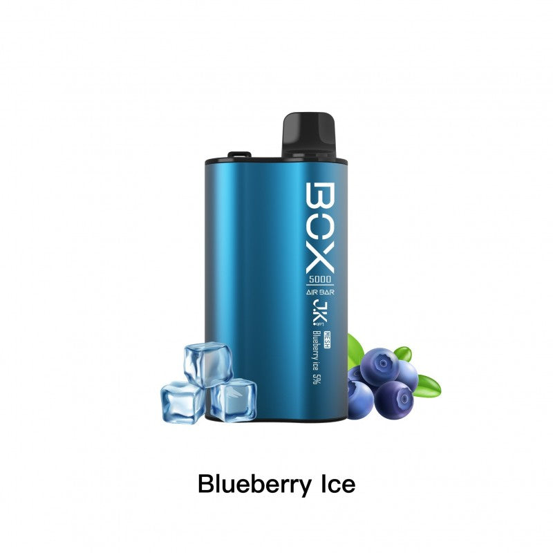 Air Bar Box 5000 Puffs Mesh Disposable Vape Blueberry Ice