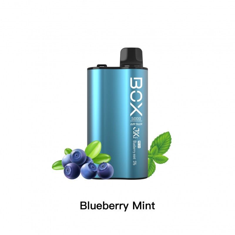 Air Bar Box 5000 Puffs Mesh Disposable Vape Blueberry Mint