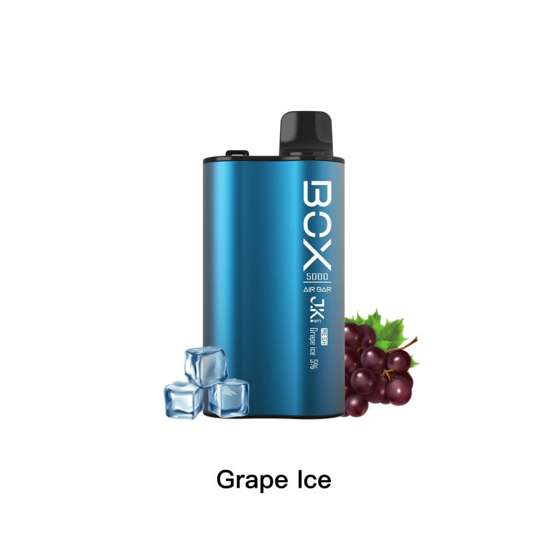 Air Bar Box 5000 Puffs Mesh Disposable Vape Grape Ice