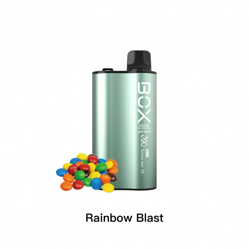 Air Bar Box 5000 Puffs Mesh Disposable Vape Rainbow Blast