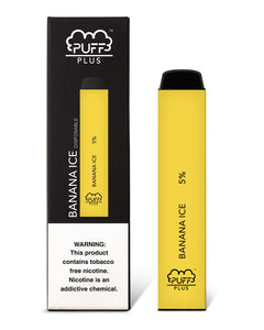 Puff Plus 800 Puffs Disposable Vape Device Banana ice