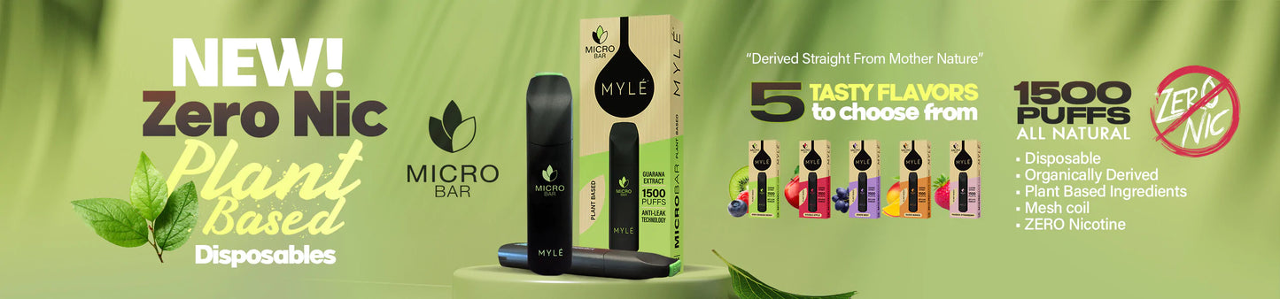 MYLE MICRO BAR 1500 PUFFS DISPOSABLE VAPE DEVICE