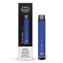 Load image into Gallery viewer, Puff Flow 1800 Puffs Disposable Vape Device Blue Razz
