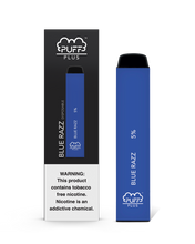Load image into Gallery viewer, Puff Plus 800 Puffs Disposable Vape Device Blue Razz
