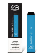 Load image into Gallery viewer, Puff Plus 800 Puffs Disposable Vape Device Blueberry Ice
