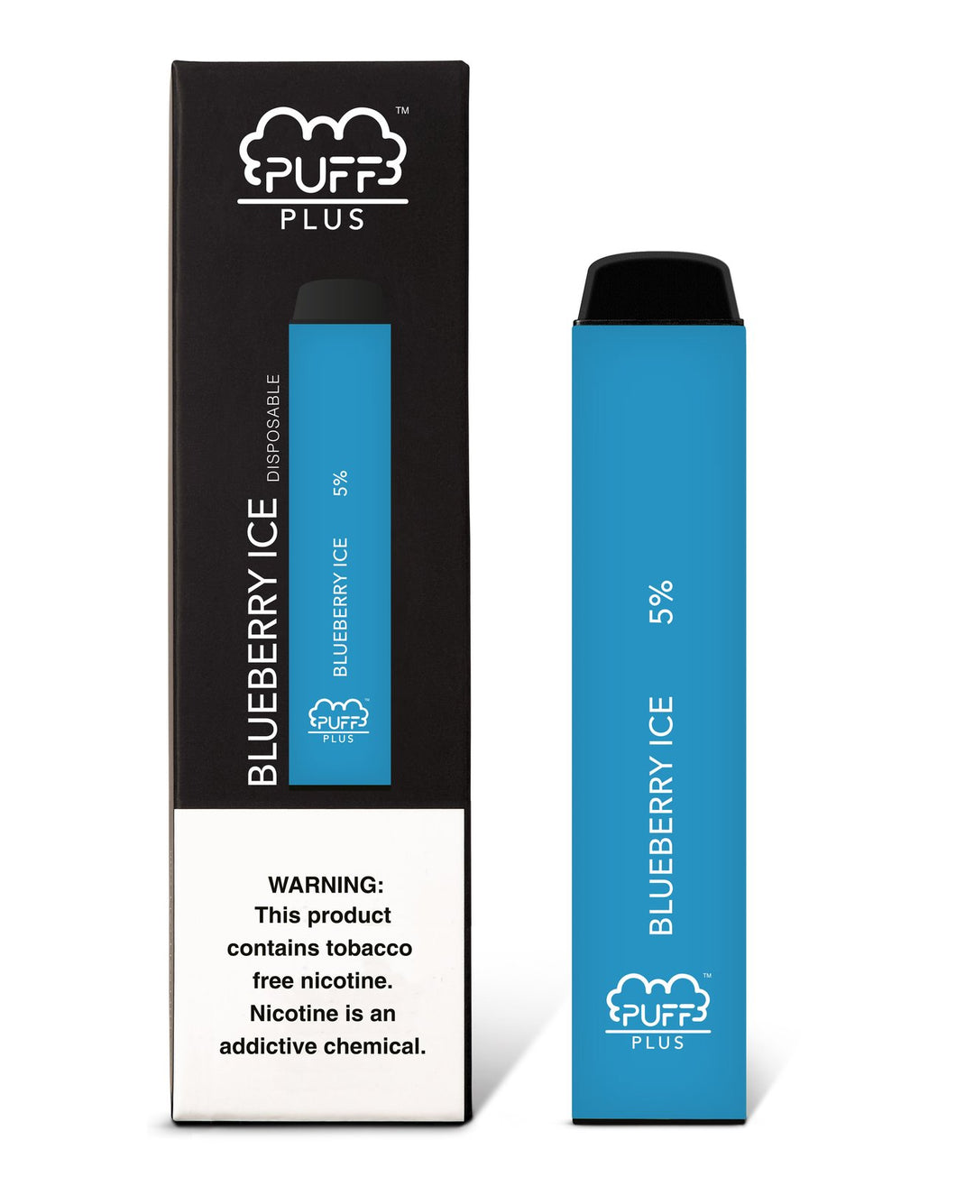 Puff Plus 800 Puffs Disposable Vape Device Blueberry Ice