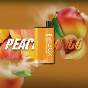 Air Bar Box & NKD 100 Max 3000 Puff Disposable Vape Peach Mango
