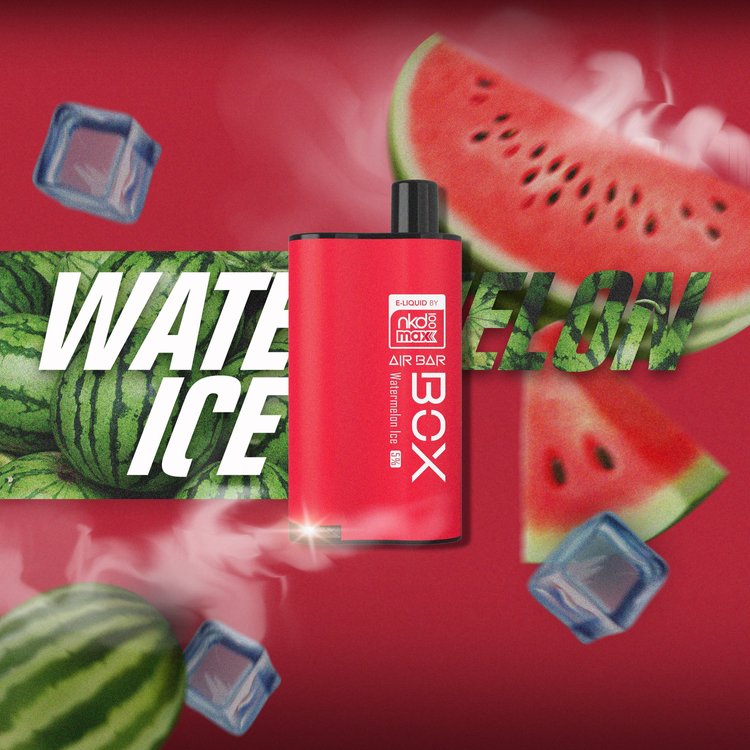 Air Bar Box & NKD 100 Max 3000 Puffs Disposable Vape Watermelon Ice