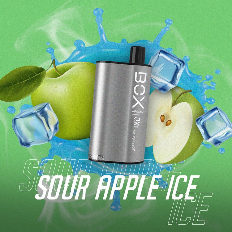 Suorin Air Bar Box 3000 Puff Disposable Vape Device 5% Sour Apple Ice
