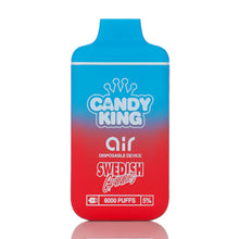Load image into Gallery viewer, Candy King Air 6000 Puff Disposable Vape Swedish Gummy
