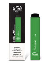 Load image into Gallery viewer, Puff Plus 800 Puffs Disposable Vape Device Cool Mint
