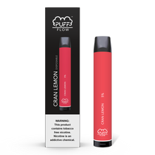 Load image into Gallery viewer, Puff Flow 1800 Puffs Disposable Vape Device Cran Lemon
