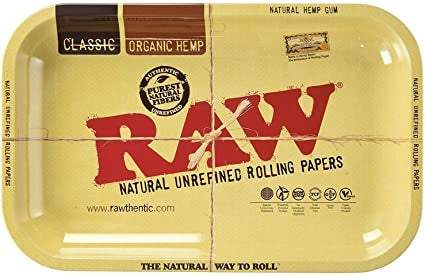RAW METAL ROLLING TRAY CLASSIC