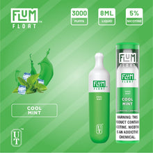 Load image into Gallery viewer, Flum Float 3000 Puff Disposable Vape Device Cool Mint
