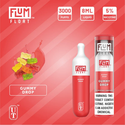 Flum Float 3000 Puff Disposable Vape Device Gummy Drop