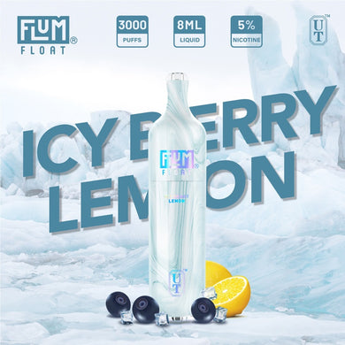Flum Float 3000 Puff Disposable Vape Device Icy Berry Lemon