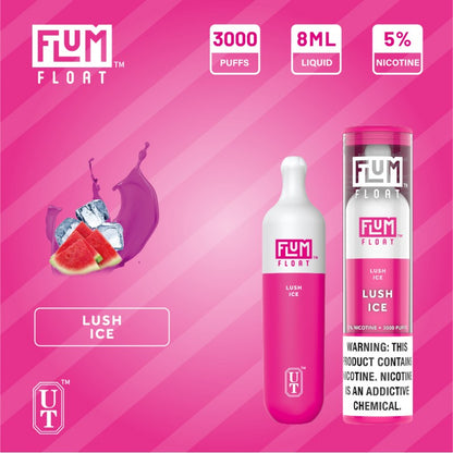 Flum Float 3000 Puff Disposable Vape Device Lush Ice