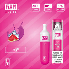 Load image into Gallery viewer, Flum Float 3000 Puff Disposable Vape Device Lush Ice
