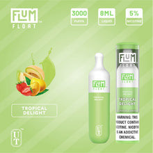 Load image into Gallery viewer, Flum Float 3000 Puff Disposable Vape Device Tropical Delight
