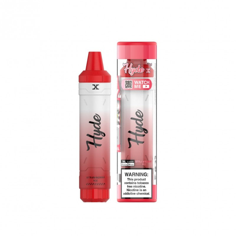 Hyde X 3000 Puff Disposable Vape Device Strawberry Ice