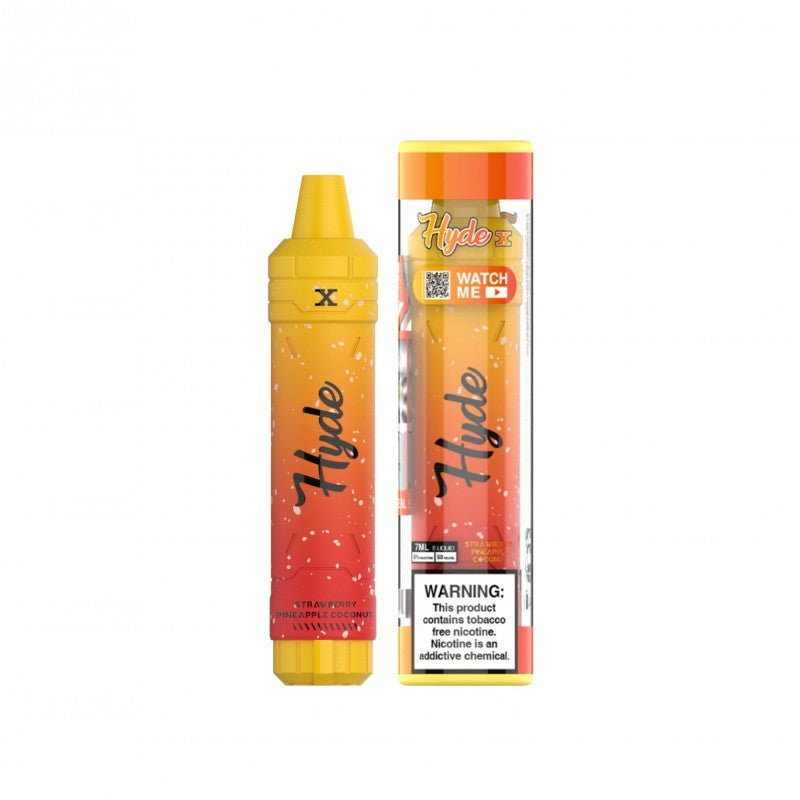 Hyde X 3000 Puff Disposable Vape Device Strawberry Pineapple Coconut