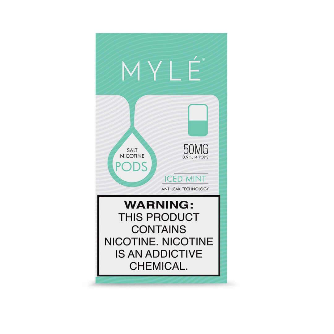 MYLE V4 Replacement Pods – 1 Pack of 4 Pods Iced Mint