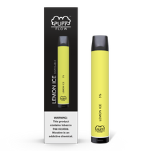 Load image into Gallery viewer, Puff Flow 1800 Puffs Disposable Vape Device Lemon Ice
